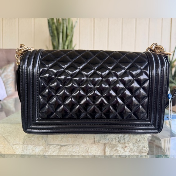 Chanel Le Boy In Gold Hardware With COA - Picture 6 of 11